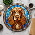 Cocker (Working) Brown Glass Suncatcher Worktop Saver
